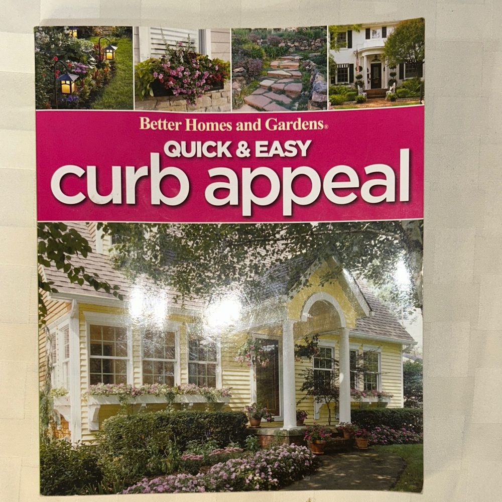 Better Homes And Gardens Curb Appeal Guide with Pink Accents
